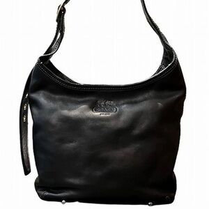 COACH 12406 Bleecker Tattersall Duffle Sophie Black Large Hobo Bag